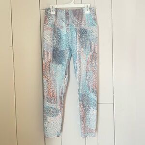 Sweaty Betty Super Soft 7/8 Yoga Leggings - Blue City Print